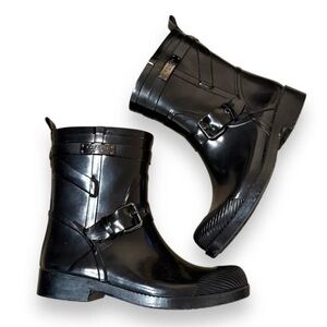 Coach Woman’s Black Rain Boots